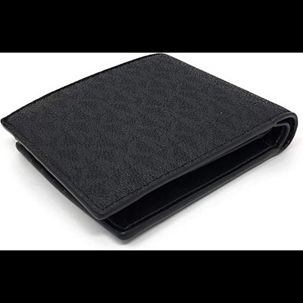 New Michael Kors Mens Wallet 8 Card Slot w/  Removable ID Case Authentic - Picture 3 of 3
